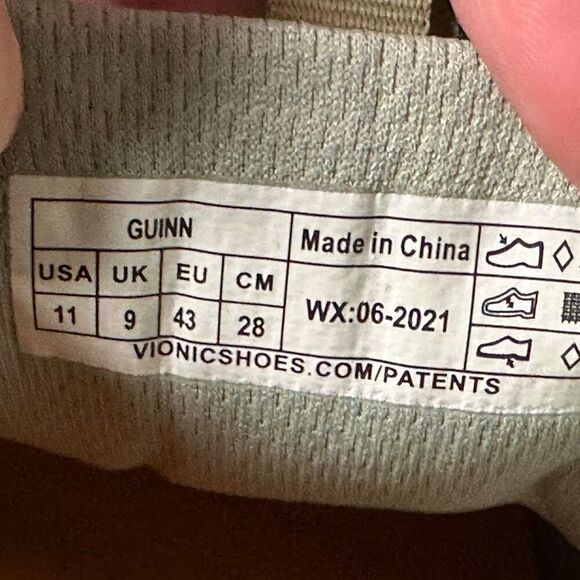 Vionic Guinn Ripstop Orthodic Waterproof Arch‑Support Sneakers Size 11 Women’s - Picture 8 of 11